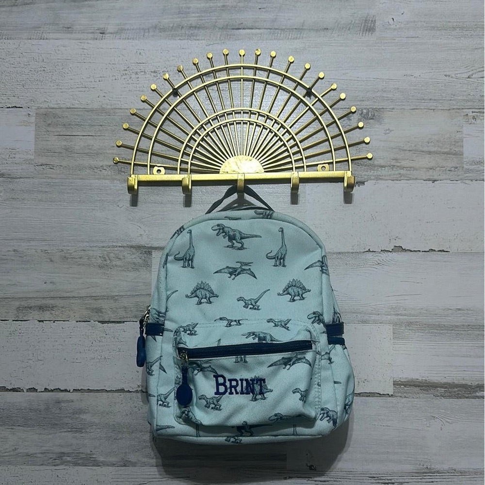 Sweet Honey Dinosaur Mini Backpack Boys Mint Green Brint Personalized